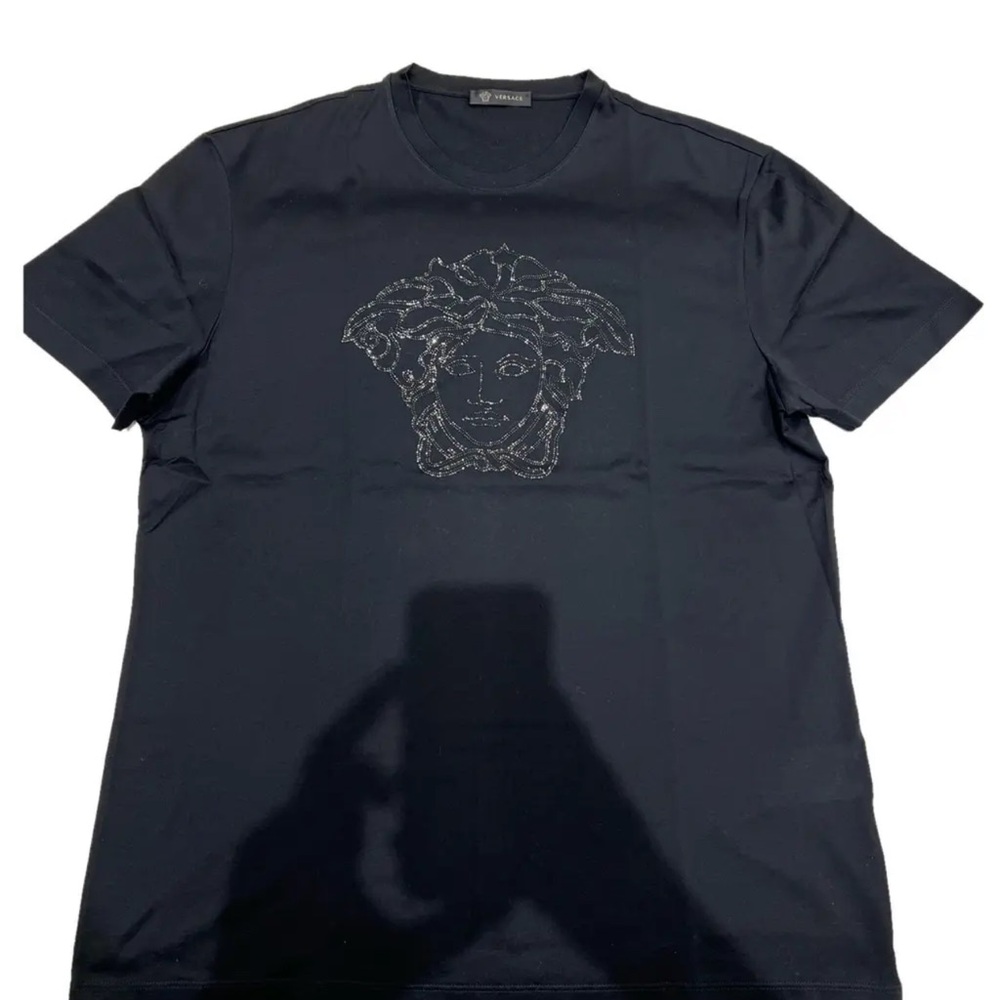 Versace Authentic Black Medusa with Crystals T-Shirt